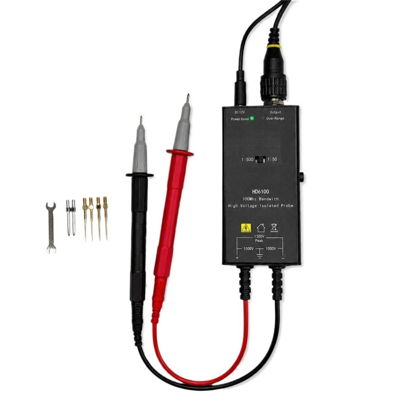 High Voltage Differential Probe 100Mhz 1300V - Для активного пробника: высоковольтный изолированный дифференциальный