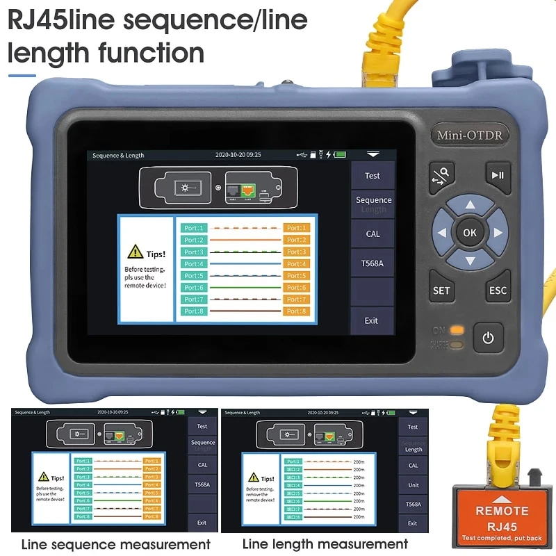 Оптический рефлектометр Novker – обзор и цена Optical Time Domain Reflectometer Otdr 1310 1550Nm